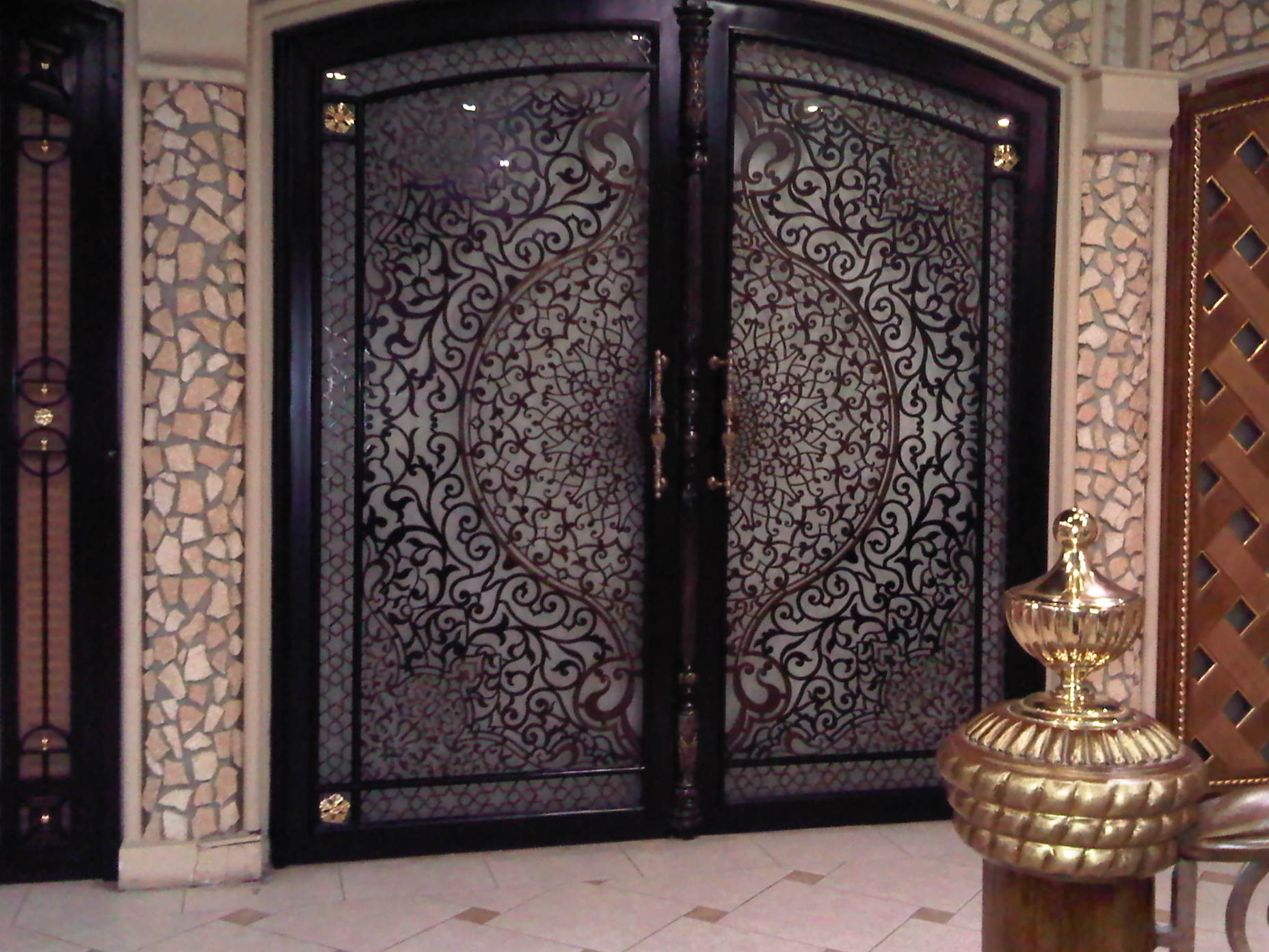 أعمال حدادة 12 - أبواب مزدوجة حديد