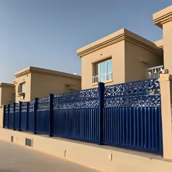 سواتر خشبية للاحواش - تصاميم فاخرة مؤسسة القاسم - ورشة حدادة بالرياض