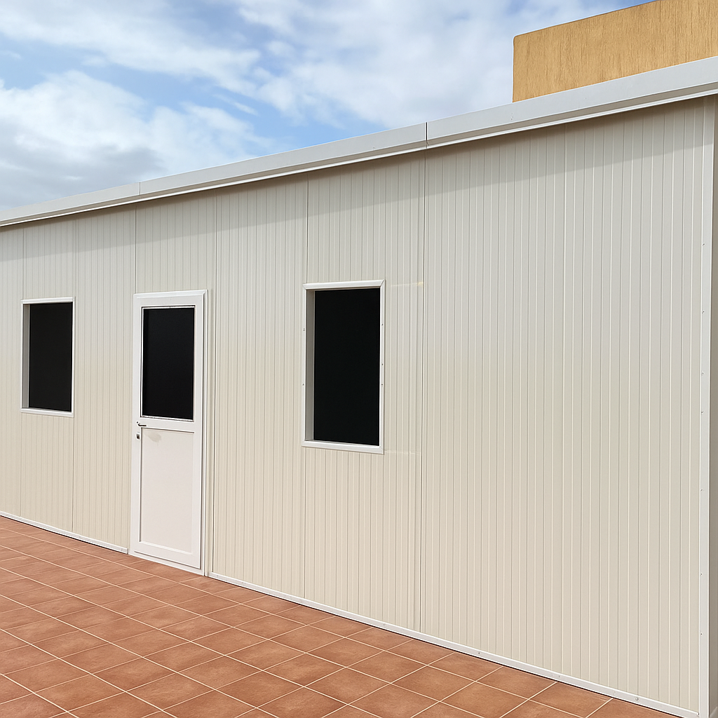 غرفة ساندوتش بانل بألوان متعددة - ورشة حدادة شمال الرياض