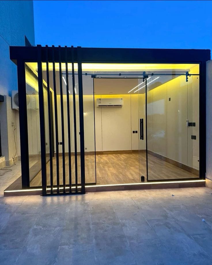 مجالس معدنية صناعية - مؤسسة القاسم - مجالس خارجية معدنية - حداد هنجار الرياض