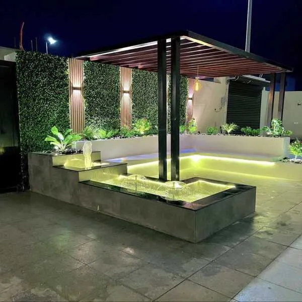 برجولات مستطيلة - تفصيل سواتر ومظلات