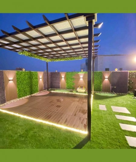 برجولات حديد 1 - أبواب حديد ليزر فاخرة