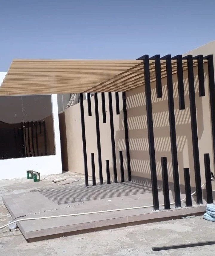 برجولات قماش 2 - ورشة حدادة شمال الرياض