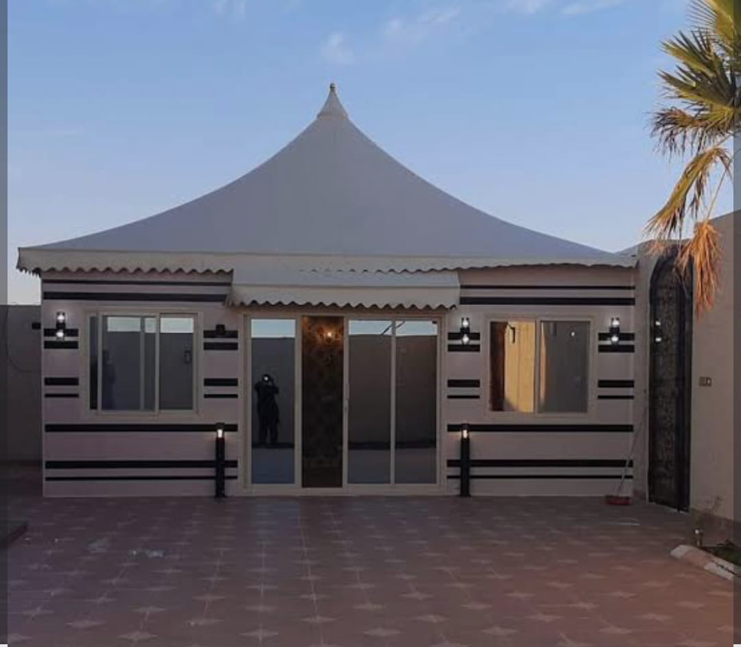 بيوت شعر ملكية أصلية من مؤسسة القاسم - تفصيل سواتر ومظلات