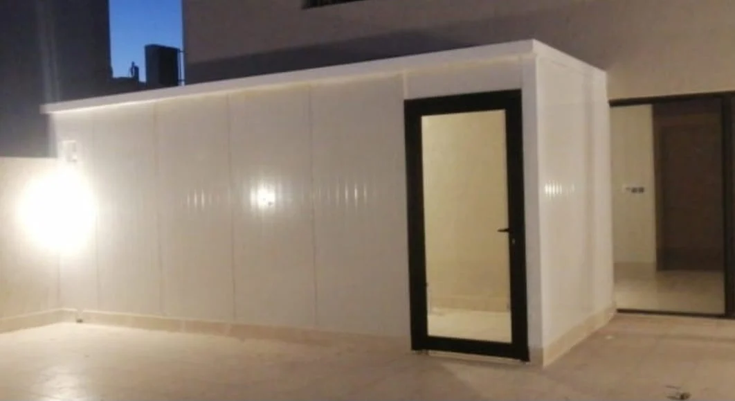 تركيب شقق ساندوتش بانل - ورشة حدادة الرياض