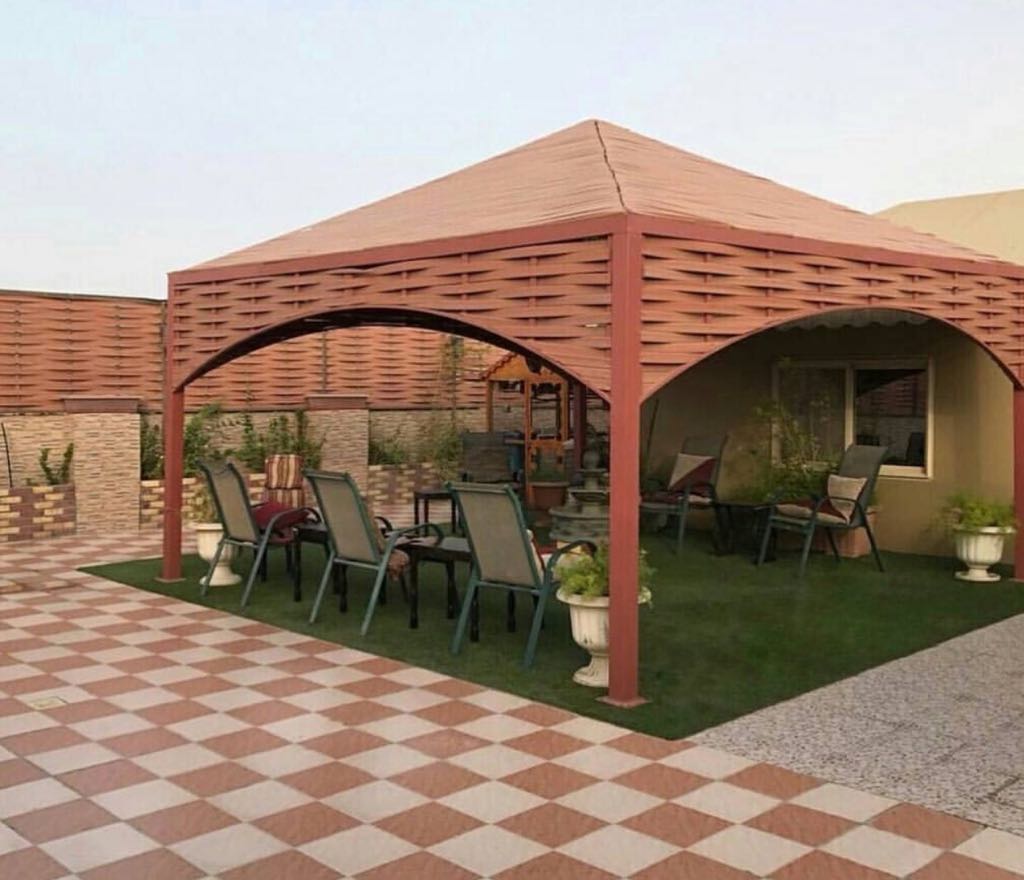 مظلات شركة القاسم - ورشة حدادة بالرياض